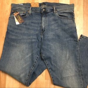 Polo Ralph Lauren Men’s 38/32 Blue Jeans The Hampton Relaxed Straight Denim $89